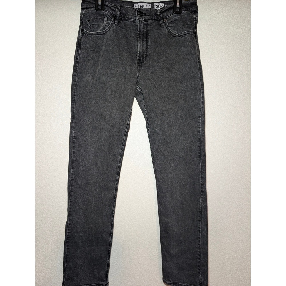 Ezekiel 305 Chopper Jeans Mens 34 Gray Straight Faded Skater Urban Streetwear